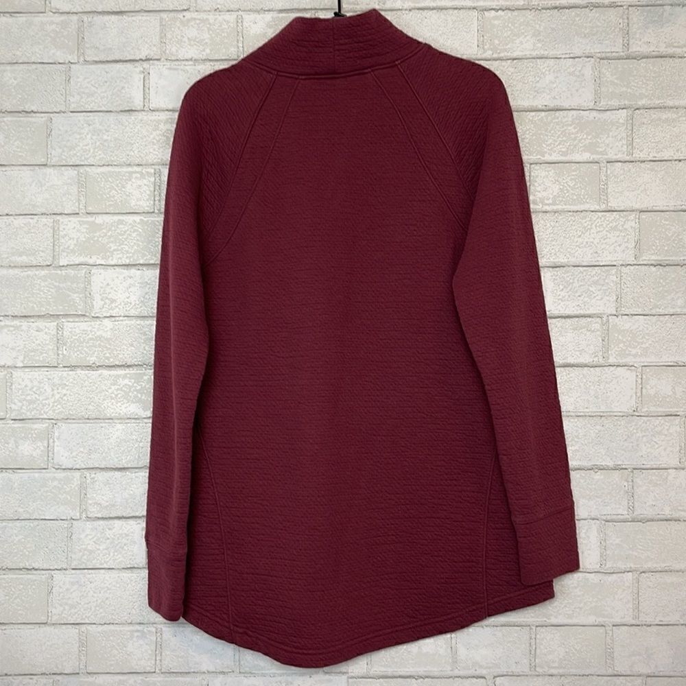 Patagonia Red and Blue Stripe Capilene Long Sleeve Base Layer Top S - Picture 4 of 7